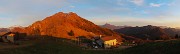 46 Forcella di Spettino colorata di tramonto